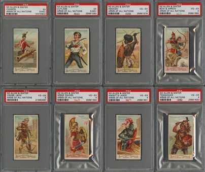 1887 N3 Allen & Ginter "Arms of All Nations" Complete Set (50) - #4 on the PSA Set Registry!